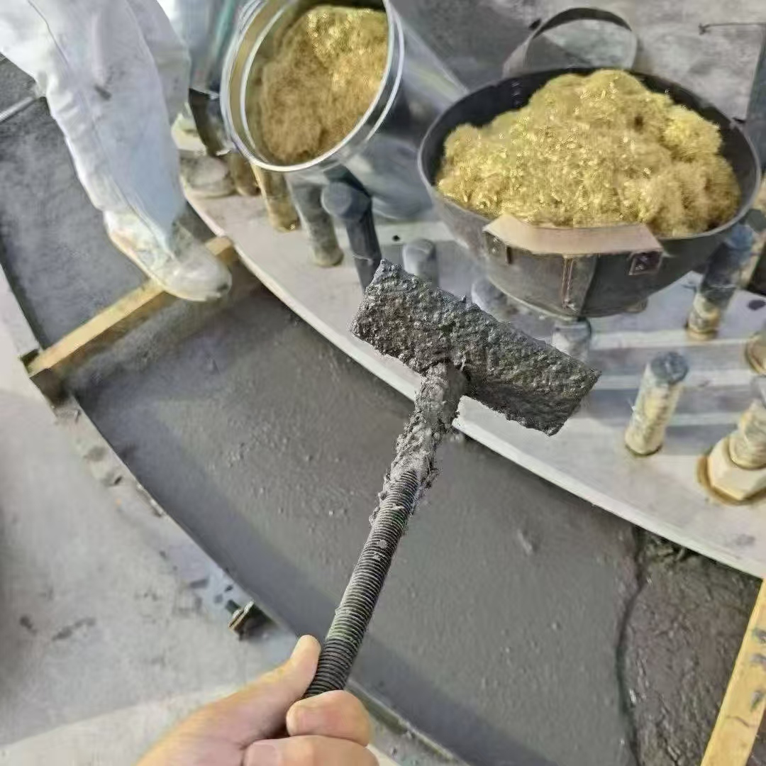 东源C120钢纤维高强无收灌浆料 轧机压缩机汽轮机发电机锻压设备底座灌浆材料